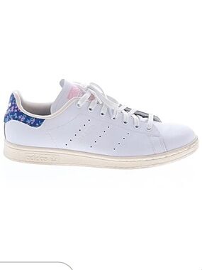 Super rare Adidas Ksenia Schneider Women’s White Sneakers with Blue Floral Heel